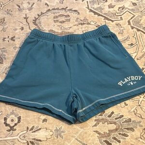 Pacsun Playboy Women's Blue Shorts size medium